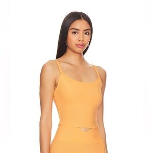 Year Of Ours Ribbed Bralette Tank - Apricot Crush